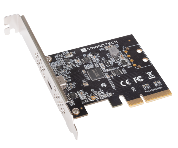 Allegro Max USB-C 20Gbps 1-Port PCIe Card (1 port • USB 3.2 Gen 2x2 • USB-C charging)
