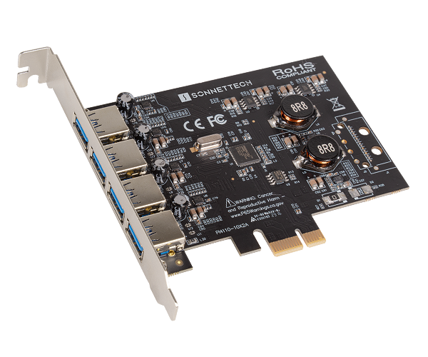 Allegro Type A USB 3.2 PCIe 4-Port Card (4-ports • USB-A 5Gbps/USB 3.2 Gen 1 • USB charging)