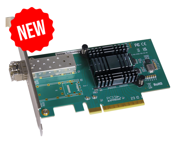 Solo10G SFP+ V2 PCIe Card (Single-port • 10GbE • Includes SFP+ Transceiver)