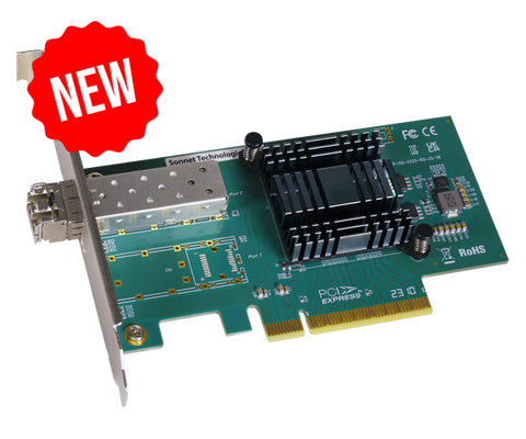 Solo10G SFP+ V2 PCIe Card (Single-port • 10GbE • Includes SFP+ Transceiver)