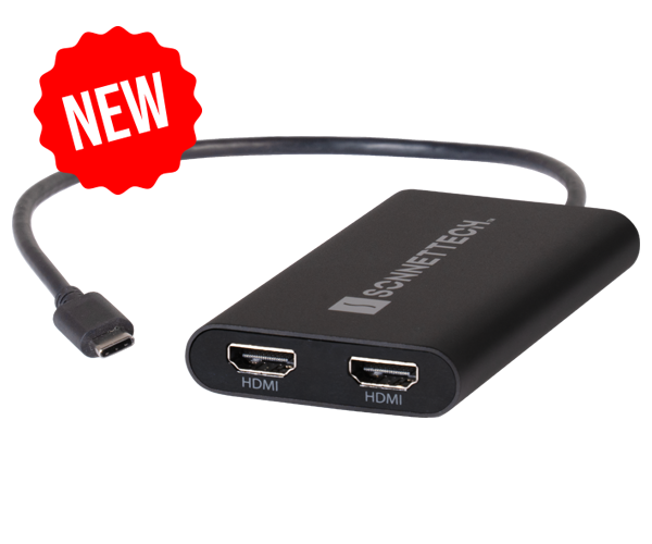 USB-C to Dual 4K 60Hz HDMI Adapter