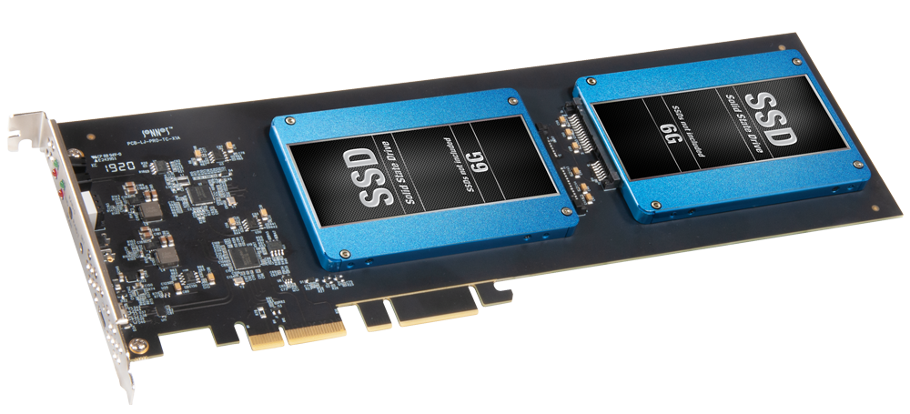 Fusion Dual 2.5-inch SSD RAID (with hardware RAID controller and 10Gbps USB-C port • Add your own SSDs)