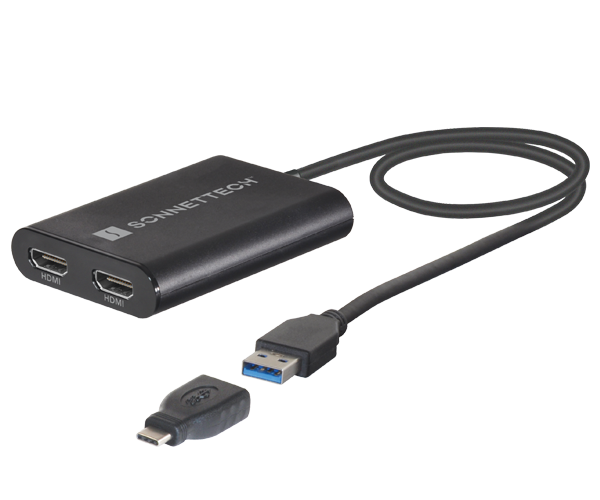 USB 3 DisplayLink Dual 4K 60Hz HDMI Adapter