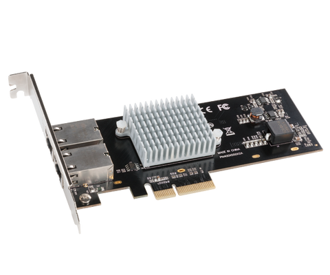 Twin10G 10GBASE-T PCIe Card (Dual-port • 10GBASE-T)