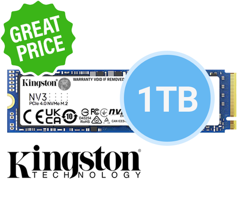 Kingston NV3 PCIe 4.0 SSD - 1TB (Sealed OEM Package)