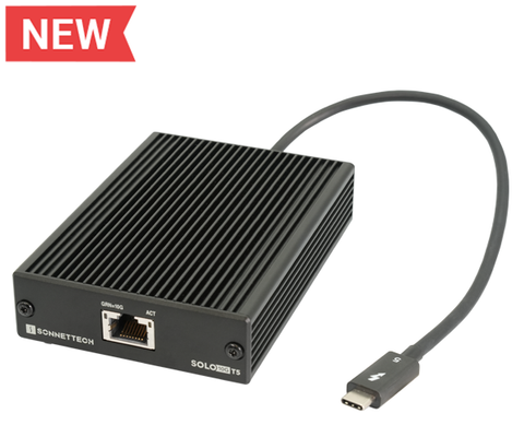 Solo10G T5 Thunderbolt 5 Adapter (Single-port • 10GbE • Thunderbolt 5)
