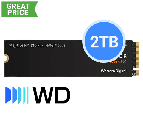 WD_BLACK SN850X (SANDISK Optimus GX PRO 850X) M.2 NVMe PCIe Gen 4 SSD - 2TB (LIMIT 4)