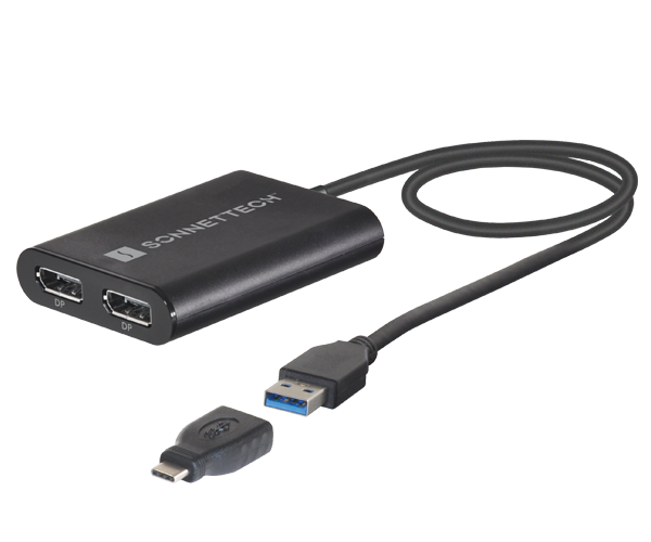 USB 3 DisplayLink Dual 4K 60Hz DisplayPort Adapter – Sonnet