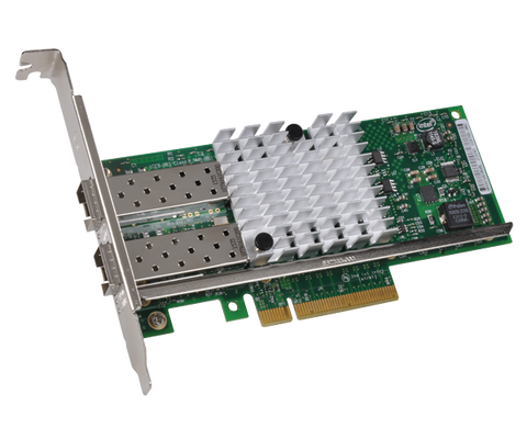 Twin10G (Presto) 10GbE SFP+ (Dual-port, 10GbE, x8 PCIe Card), With Two Included SFP+ Tranceivers